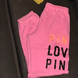 PINK SWEATPANTS